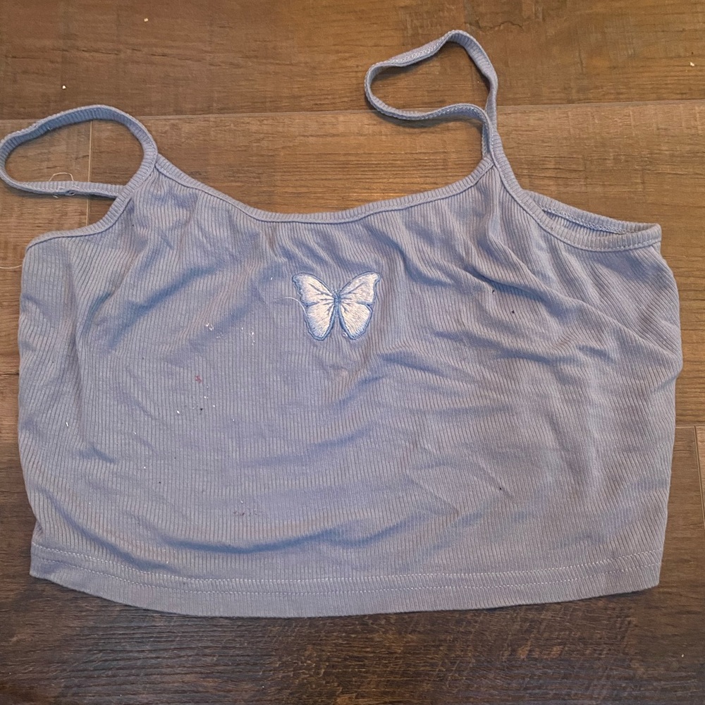 butterfly crop top